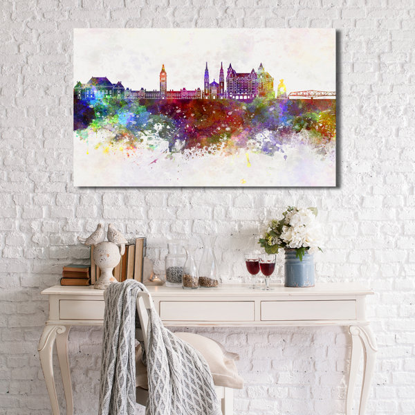 PicturePerfectInternational Ottawa Skyline Wrapped Canvas Graphic Art Wayfair